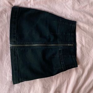 FREE PEOPLE BLACK MINI SKIRT